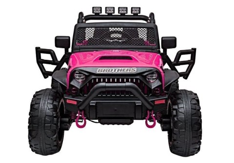 Auto na akumulator Jeep JC666 Różowy Lakierowany LEAN CARS