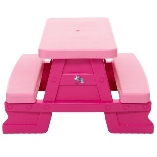 Zestaw Stolik Ogrodowy z Ławeczkami Dla Dzieci Dorex Różowy Dorex