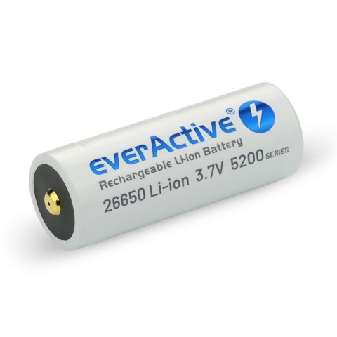 Akumulator 26650 3,7V Li-ion 5200 mAh micro USB EverActive