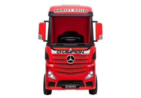 Auto na Akumulator Mercedes Actros Czerwone LEAN CARS