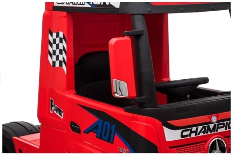 Auto na Akumulator Mercedes Actros Czerwone LEAN CARS