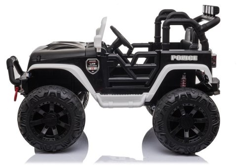 Auto na Akumulator JC666 Policyjny Biały LEAN CARS