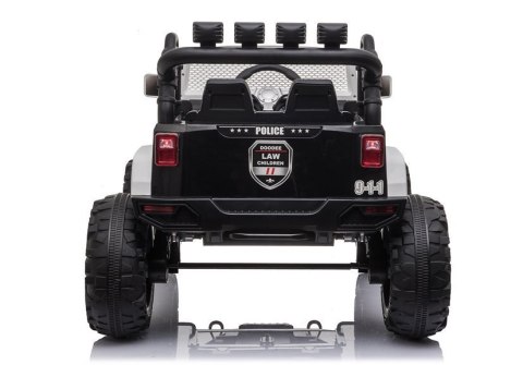 Auto na Akumulator JC666 Policyjny Biały LEAN CARS