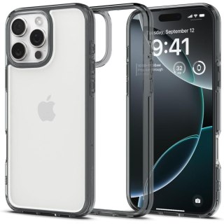 Etui case na iPhone 16 Pro Max Ultra Hybrid - przezroczysto szare SPIGEN