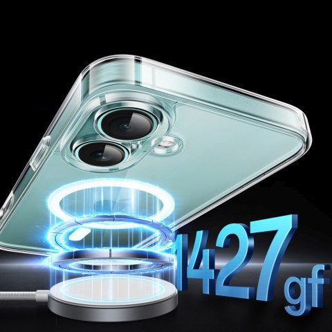 Etui na iPhone 16 Plus Classy Clear Magnetic z MagSafe - przezroczyste UGREEN