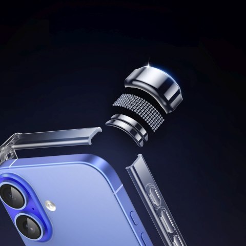 Etui ochronne na iPhone 16 Plus Bright Cushion CA101 - przezroczyste UGREEN