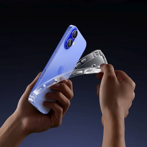 Etui ochronne na iPhone 16 Plus Bright Cushion CA101 - przezroczyste UGREEN