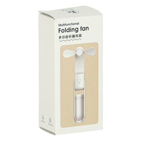 Wiatrak biurkowy wentylator mini ręczny składany wiatraczek przenośny USB zielony Kik Sp. z o. o. Sp. k.