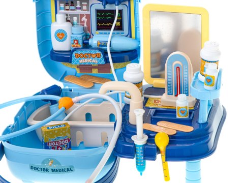 Zestaw lekarza z akcesoriami w walizce 34el. + stolik Kik Sp. z o. o. Sp. k.