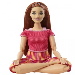 Lalka Barbie Made to Move Kwieciste Czerwony strój Mattel
