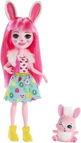 Lalka Enchantimals + Zwierzątko, Bree Bunny Mattel