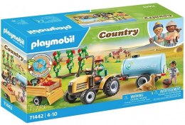 Zestaw z figurkami Country 71442 Traktor z przyczepa i zbiornikiem na wodę Playmobil