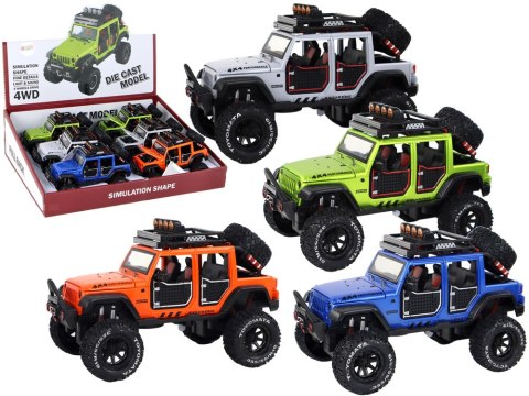 Autko Pojazd Terenowy 4x4 Światła Dźwięki 4 Kolory LEAN Toys