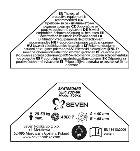 DESKOROLKA FISZKA MINNIE ALWAYS BE KIND