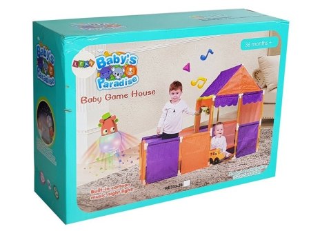 Kolorowy Namiot Domek dla Dzieci 112 cm x 110 cm x 102 cm LEAN Toys