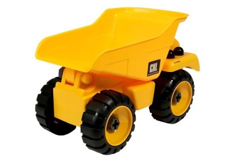 Zestaw autek Dźwig Wywrotka Koparka do Rozkręcania LEAN Toys