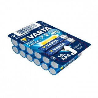 Baterie alkaliczne VARTA R3 (AAA) 12sztuk HIGH ENERGY Varta