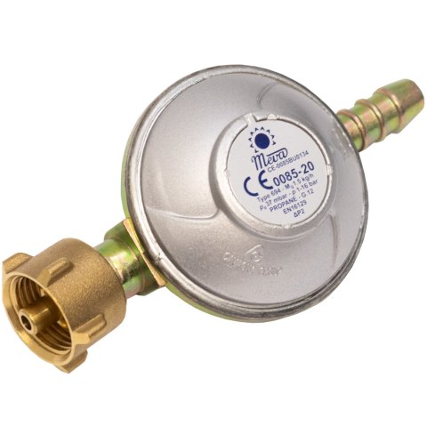 Reduktor regulator ciśnienia gazu do butli LPG Typ 694 EN16129 G12 37mbar MEVA