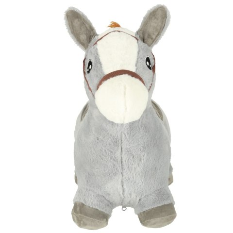 Skoczek dla dzieci gumowy do skakania koń konik z miękkim pokrowcem pompka Kik Sp. z o. o. Sp. k.