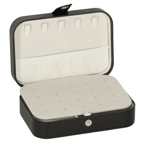 Szkatułka pudełko na biżuterię organizer czarny Kik Sp. z o. o. Sp. k.