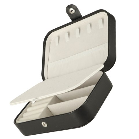 Szkatułka pudełko na biżuterię organizer czarny Kik Sp. z o. o. Sp. k.