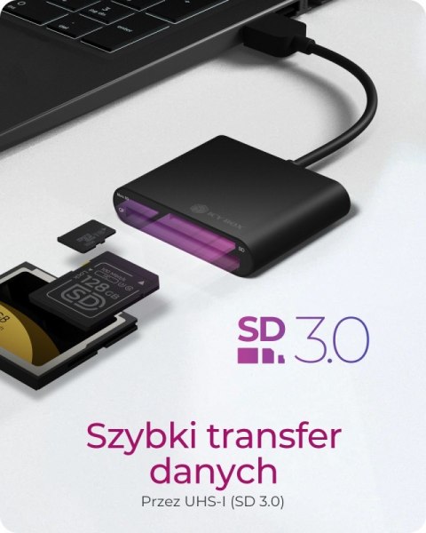 Czytnik kart IB-CR301-U3 USB 3.0 IcyBox