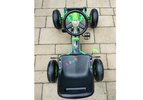 Gokart Zielony A-15 Pompowane Koła LEAN CARS