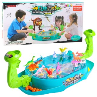 Gra Zręcznościowa Piłkozaury Strącanie Dinozaurów Strzelanie LEAN Toys
