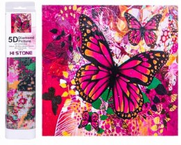 Diamentowa mozaika - Motyle różowe Norimpex