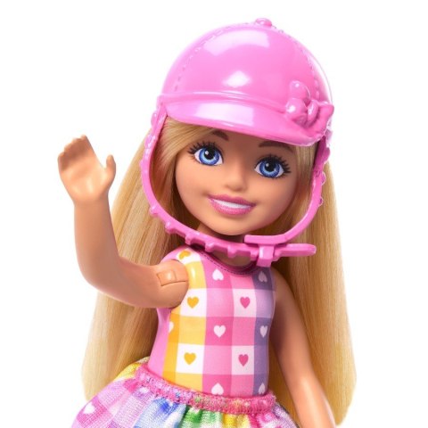 Lalka Barbie Chelsea na kucyku Mattel