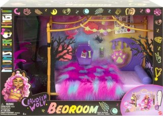 Mebelki Sypialnia Monster High Clawdeen Wolf + akcesoria Mattel