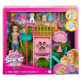 Zestaw filmowy Barbie Plac zabaw dla pieskow + Stacie Mattel