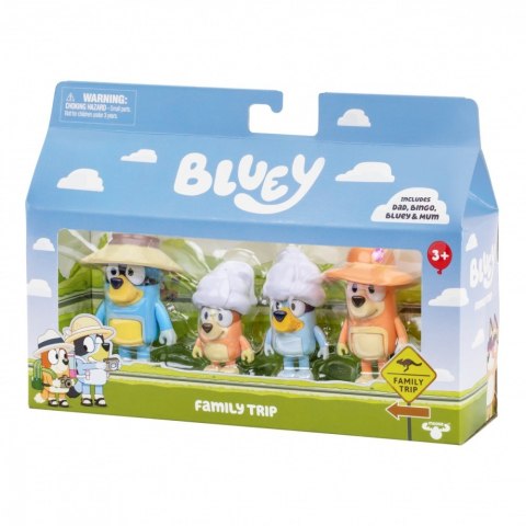 Zestaw figurek Bluey Rodzinna wycieczka Tm Toys