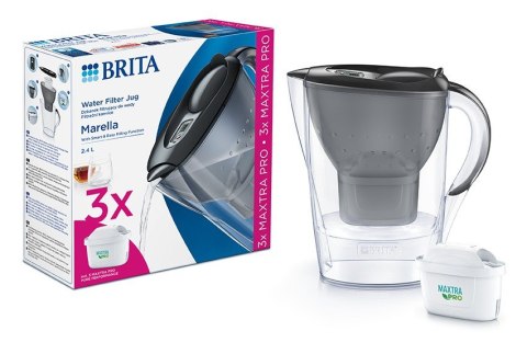 Dzbanek filtrujący Marella 2,4l + 3 wkłady PRO Pure Performance Brita