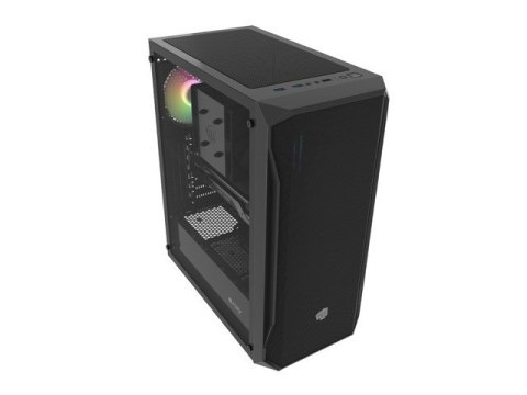 Obudowa Fury Shobo SH4 RGB Midi Tower z oknem Czarna Natec