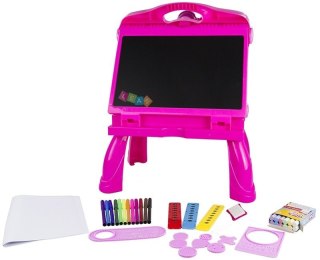 Tablica Sztaluga Projektor Stolik Do Malowania Rysowania 4w1 49 cm LEAN Toys