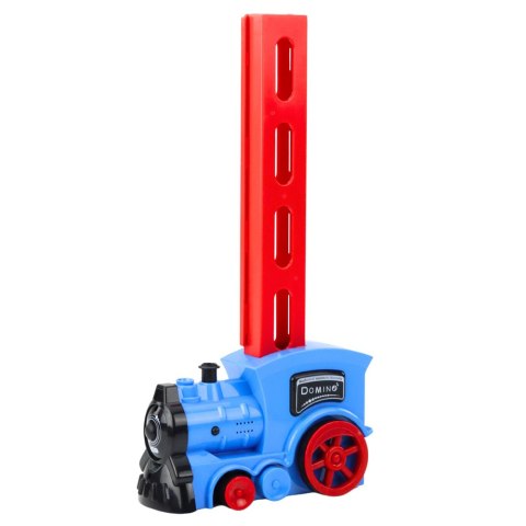 Elektryczna Lokomotywa Na Baterie Klocki Domino Para Wodna 80el LEAN Toys