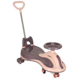 Jeździk grawitacyjny LED Swing FIX S2 skuter z rączką fioletowy max 100kg Kik Sp. z o. o. Sp. k.