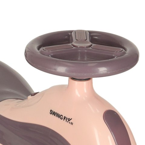 Jeździk grawitacyjny LED Swing FIX S2 skuter z rączką fioletowy max 100kg Kik Sp. z o. o. Sp. k.