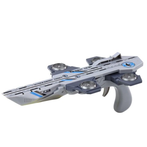 Pistolet Wyrzutnia Samolotów Myśliwców Zestaw 3w1 Światła Dźwięki LEAN Toys