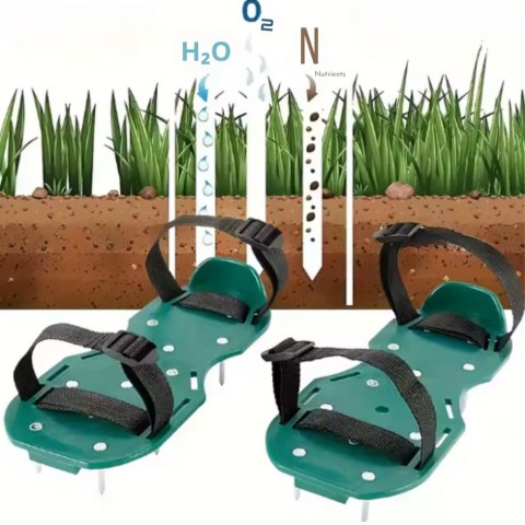 Aerator Wertykulator Nakładki Na Buty Z Kolcami Do Trawy LEAN