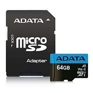MicroSD Premier 64GB UHS1/CL10/A1+adapter Adata