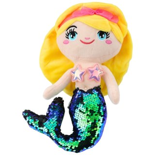 Pluszowa Syrenka Przytulanka Ogon W Cekiny Zielony 30cm LEAN Toys