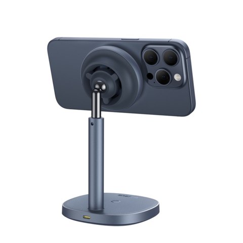 2w1 Ładowarka indukcyjna Orbit 2 Pro MagSafe Qi2 20W z chłodzeniem - szara BASEUS