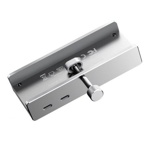 Hub MH5PMM montowany na zacisk USB-C / USB-A SD TF 3.5mm Audio - srebrny ORICO