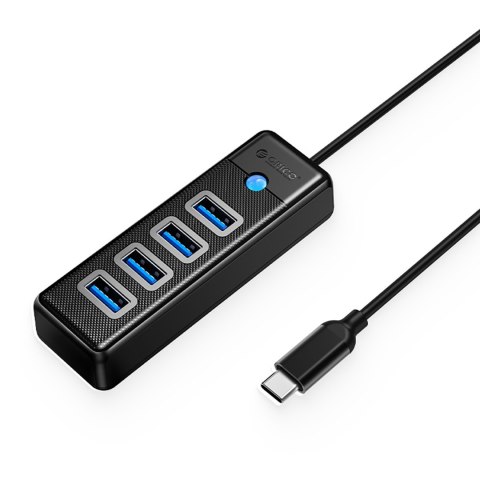 Hub rozdzielacz PW4U-C3 USB-C - 4x USB-A - czarny ORICO