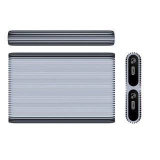 Kieszeń obudowa AM2C3-2N na dwa dyski M.2 NVME USB-C 10Gb/s - szara ORICO