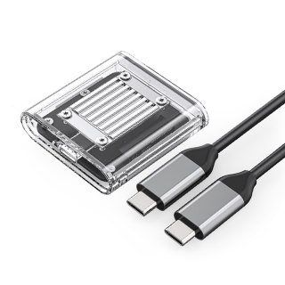 Kieszeń obudowa na dysk TC20-M2-10G M.2 NVME USB-C - przezroczysta ORICO
