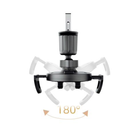 Uchwyt na smartfona F2+ na kratkę nawiewu zaciskowy - czarny DUDAO