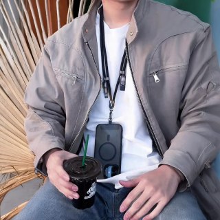 4w1 Kabel przewód smycz USB-A / USB-C / iPhone Lightning PD QC 65W 1.5m - czarny DUDAO